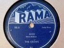 Rocker, Rock 'n Roll/Doo Wop: THE CROWS Gee/I Love You So (1954)/USA Rama