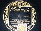 JAZZ 78 rpm RECORD Brunswick AL GOODMAN & ORCHESTRA My dream memory / Lovable...
