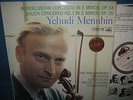 +ASD 334 *WHITE/GOLD* MENDELSSOHN /BRUCH (NO.1) VIOLIN CTOS* MENUHIN* SUSSKIND