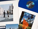 PINK FLOYD WISH YOU WERE HERE BLUE VINYL 1975 ORIGINAL GERMANY +ART PRINT RARE