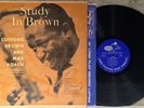 CLIFFORD BROWN / MAX ROACH Study In Brown ORIG DG MONO LP EmArcy DRUMMER Label