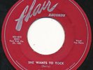 FLAIRS on Flair --SHE WANTS TO ROCK-- r&b doo wop rocker 45 | ORIG