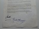 THE BEATLES  LAST FANCLUB LETTER 1972 SIGNED BY FREDA KELLY SIGNATURE AUTOGRAPH