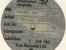 EPISODE SIX***MORNING DEW***ACETATE*DEEP PURPLE*LISTEN TO IT