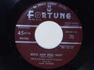Eddie Jackson 45 Rock And Roll Baby /You Are The One Fortune VG+ to VG++