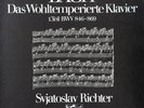 BACH Well-Tempered Piano Vol. I RICHTER Eurodisc 80651 3LP Box GOLD LABEL LowS&H