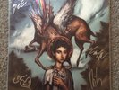 Circa Survive - Blue Sky Noise Autographed 1st Press Clear Blue