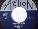 HENRY C & THE IVY LEAGUERS   COUNTRY GIRL   ACTION   RARE NORTHERN SOUL 45 HEAR