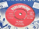 OTIS WILLIAMS AND HIS CHARMS THE SECRET 45 UK PARLOPHONE 1958 NM