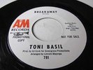 TONI BASIL  NORTHERN SOUL ON A&M RECORDS PROMO COPY 791 BREAKAWAY