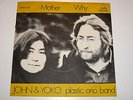 BEATLES - JOHN LENNON / YOKO - MOTHER - 45 SINGLE RARE UNIQUE DANISH PS LISTEN