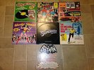 7 Comic / Super Hero Lp's - Superman, Batman, Wonder Woman, GI Joe, Thor ETC.
