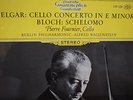 Rare DGG Stereo Tulips SLPM 139128 Fournier/Elgar/Bloch NM