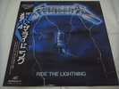 METALLICA-Ride The Lightning JAPAN 1st.Press w/OBI Iron Maiden Venom Megadeth