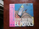 LP ALBUM SEX PISTOLS BETTER LIVE THAN DEAD JAPAN OBI + 7 INCH