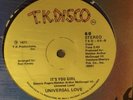 UNIVERSAL LOVE - moon ride / it's you girl - T.K. Disco VG++