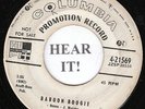ROCKABILLY 45 Jimmy Murphy (Columbia PROMO 21569) Baboon Boogie/Granpaw's a Cat