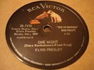 ELVIS PRESLEY One Night/I Got Stung RCA 7410 Last US-issue 78RPM