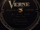 Machito Y Sus Afro Cubans Rare 78 Rpm Latin Guaracha Son Verne Mv682 El Pin Pin