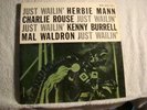 CHARLIE ROUSE -HERBIE MANN - JUST WAILIN'  - NEW JAZZ -DG- PURPLE LAB-  RVG-ORIG