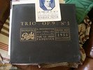 TRIO PASQUIER STRING BEETHOVEN TRIO OP 9 N° 3 GRAND PRIX 1935/78 RPM X 3 PATHE