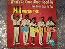 MIRACLES Picture Sleeve w/ 45 What's So Good About Goodbye Motown R&B Soul 45