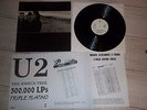 U2 THE JOSHUA TREE LP SPANISH PROMO WHITE LABELS + INSERT ISLAND 5F 218 219