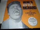HERE'S LITTLE RICHARD 17 ORIGINAL HITS 1950'S(SIGNED AUTHENTICATION)FRONT COVER.