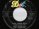Surf-Gary Usher & The Usherettes on Dot 16518-Three Surfer Boys/Milky Way-LISTEN