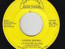 Funk/Deep Soul 45 - Nadine Brown - Leave Me Alone - Perfection - mp3 - rare