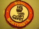 ORIGINAL NORTHERN SOUL PATCH-SOUL NORTHANTS-FIST / BOOT-NR EX CONDITION
