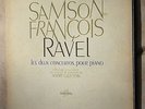 SAXF 136 SAMSON FRANCOIS Andre CLUYTENS RAVEL Two Piano Concert Dowel Spine 1 Ed