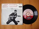 JOHNNY HALLYDAY -RARE FRENCH EP 45T 7