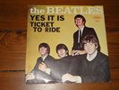 THE BEATLES TICKET TO RIDE YES IT IS 45 PICTURE SLEEVE Capitol 5407 (7