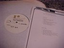 1987 THESE IMMORTAL SOULS Get Lost (Don't Lie) Test Pressing LP w/Sheet
