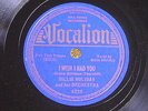 Billie Holiday/I Wish I Had You-I'm Gonna Lock My Heart/Vocalion 4238/E+/N-/kk