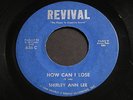 Shirley Ann Lee   How Can I Lose   Revival Detroit black gospel rocker 45 HEAR