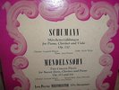 LEOPOLD WLACH      SCHUMANN & MENDELSSOHN      VERY RARE 1950 WESTMINSTER LP NM-