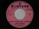 Danny Richards 45 YOU CAN'T STOP ME FROM LOVING / USED TO KNOW   Fortune 219 VG