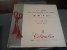 33CX 1288 BACH  SOLO VIOLIN SONATAS 5 & 6 JOHANNA MARTZY  UK BLUE/GOLD MONO