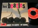 LES BEATLES avec TONY SHERIDAN When The Saints / French 60s SP POLYDOR 21914