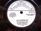 ELVIS PRESLEY 78 ALL SHOOK UP WHITE LABEL PROMO RCA 6870