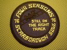 ORIGINAL NORTHERN SOUL PATCH-FOUR SEASONS STILL ON RIGHT TRACK 76- EX CONDITION