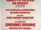 BRAHMS Violin Concerto NEVEU/ISSERSTEDT 1948 STIL 0305S48 French original LP