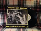 YOUTH OF TODAY Break Down The Walls on BLACK & YELLOW COVER Wishingwell