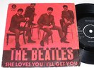  The Beatles single 45 She loves you Red cover Sweden VG+/VG+