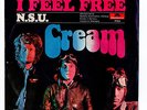 CREAM I Feel Free RARE top GERMANY 45 psych mod dancer ERIC CLAPTON freakbeat