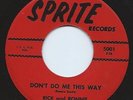Rare Garage Rock 45 Rick and Ronnie 'Don't Do Me This Way