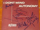BUZZCOCKS   AUTONOMY b/w   I DON'T MIND   FULLY HAND SIGNED PUNK UK 7