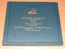 Mendelssohn Trio in D Op.49 Cortot Thibaud Casals 4x78RPM HMV Box Set